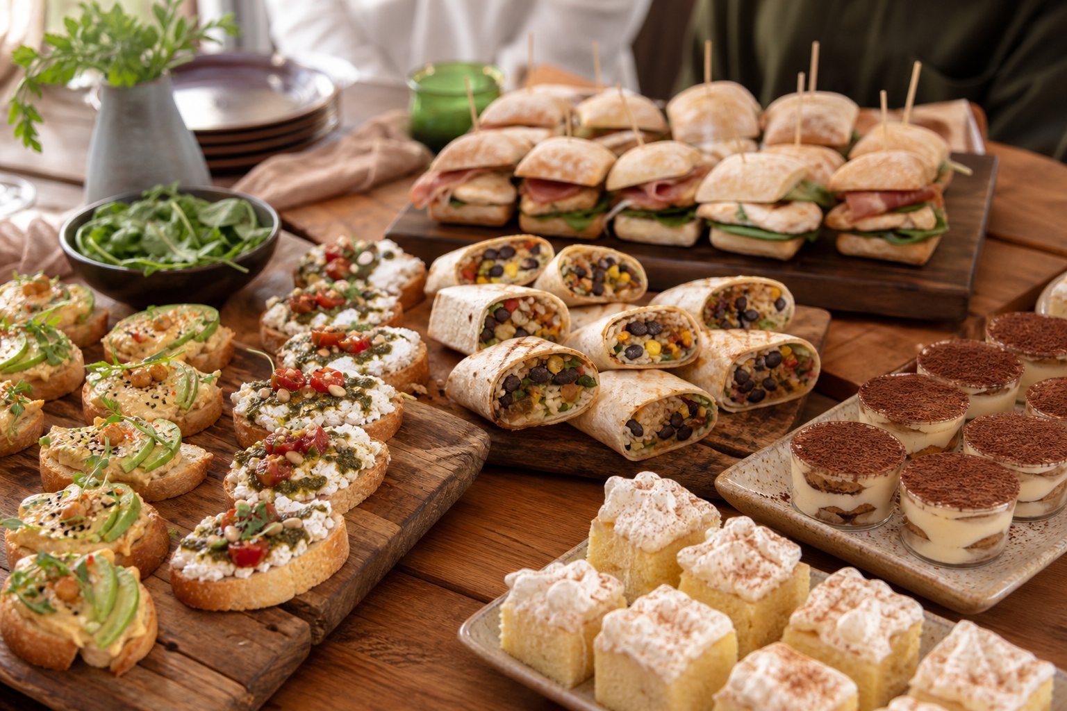 Imagen referencial de delicias para fiestas